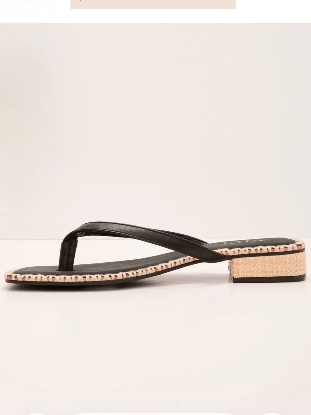 Vici Melisse Embroidered Heel Sandals - Black - 6.5